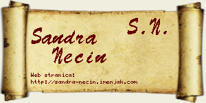 Sandra Necin vizit kartica
